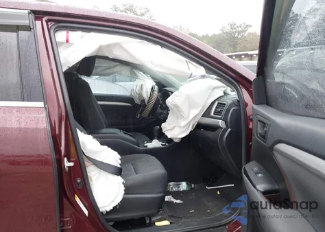 2019 Toyota Highlander Le из США, поврежденный, VIN 5TDZARFH7KS058547